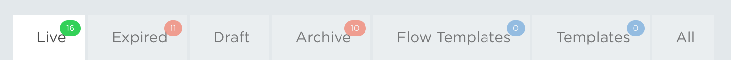 Achievements Advance tabs